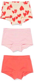 Hema Kinderboxers hartjes - 3 stuks rood (rood) - 110/116