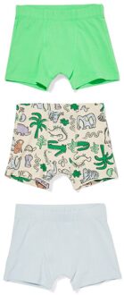 Hema Kinderboxers jungle - 3 stuks lichtblauw (lichtblauw) - 86/92