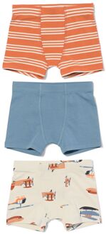 Hema Kinderboxers katoen stretch - 3 stuks gebroken wit (gebroken wit) - 86/92