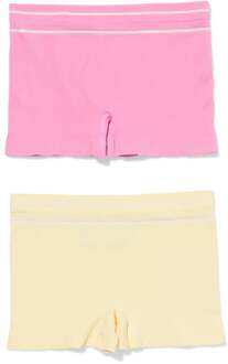 Hema Kinderboxers naadloos katoen rib - 2 stuks multi (multi) - 134/140