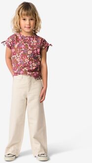 Hema Kinderbroek broderie ecru (ecru) - 152