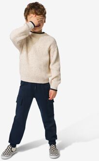 Hema Kinderbroek cargo regular fit donkerblauw (donkerblauw) - 146/152