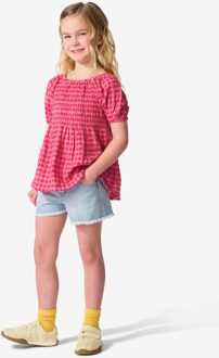 Hema Kinderbroek hartjes blauw (blauw) - 110/116