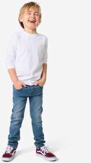 Hema Kinderbroek jogdenim skinny fit middenblauw (middenblauw) - 146