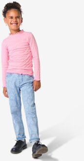 Hema Kinderbroek mom fit paisley lichtblauw (lichtblauw) - 152