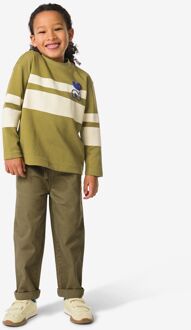 Hema Kinderbroek regular fit olijf (olijf) - 122/128