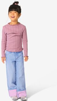 Hema Kinderbroek straight fit paars (paars) - 98