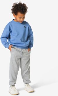 Hema Kinderbroek sweatstof grijsmelange (grijsmelange) - 110/116
