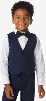 Hema Kindergilet pique blauw (blauw) - 86/92