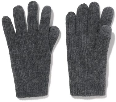 Hema Kinderhandschoenen met touchscreen tip antraciet (antraciet) - 122/140
