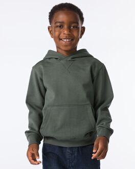 Hema Kinderhoodie donkergroen (donkergroen) - 134/140