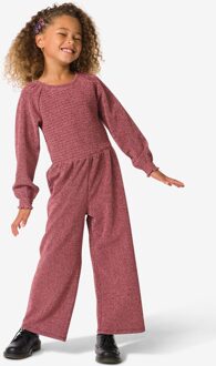 Hema Kinderjumpsuit glitter roze (roze) - 146/152