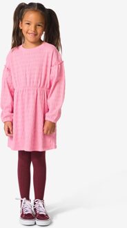 Hema Kinderjurk a-lijn rib roze (roze) - 134/140