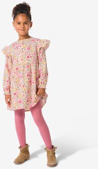 Hema Kinderjurk bloemen ecru (ecru) - 110/116