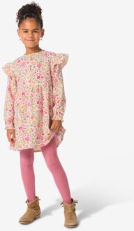 Hema Kinderjurk bloemen ecru (ecru) - 122/128