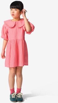 Hema Kinderjurk jersey geborduurd roze (roze) - 134/140