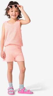 Hema Kinderkledingset ajour roze (roze) - 110/116