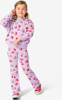 Hema Kinderkledingset comfy fit jersey fruit paars (paars) - 98/104