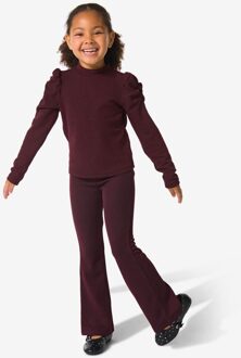 Hema Kinderlegging glitter bordeauxrood (bordeauxrood) - 110/116