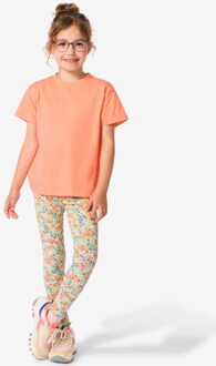 Hema Kinderlegging rib bloemen multi (multi) - 146/152
