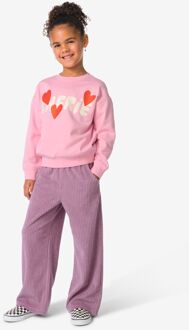 Hema Kinderlegging wijd strepen paars (paars) - 86/92