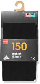 Hema Kindermaillot thermo 150denier zwart (zwart) - 134/140