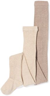 Hema Kindermaillots rib - 2 stuks lichtbruin (lichtbruin) - 110/116