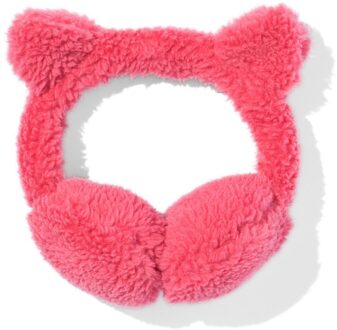 Hema Kinderoorwarmers teddy (roze)