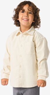 Hema Kinderoverhemd corduroy gebroken wit (gebroken wit) - 98/104