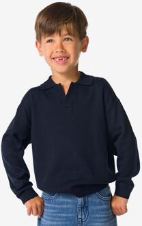 Hema Kinderpolo donkerblauw (donkerblauw) - 98/104