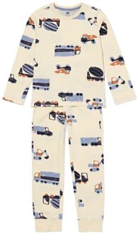 Hema Kinderpyjama auto gebroken wit (gebroken wit) - 122/128