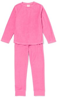 Hema Kinderpyjama badstof roze (roze) - 98/104