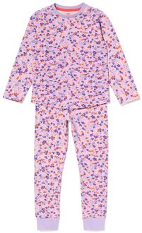 Hema Kinderpyjama bloemen lila (lila) - 110/116