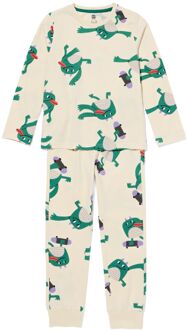 Hema Kinderpyjama monster gebroken wit (gebroken wit) - 110/116
