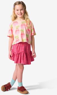 Hema Kinderrok geborduurd roze (roze) - 146/152