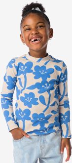 Hema Kindershirt met ribbels blauw (blauw) - 86/92