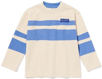 Hema Kindershirt opdruk ecru (ecru) - 146/152