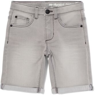 Hema Kindershort jogdenim grijs (grijs) - 110/116