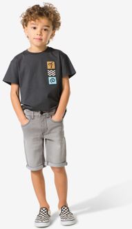 Hema Kindershort jogdenim grijs (grijs) - 146/152