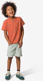 Hema Kindershort regular fit groen (groen) - 146/152