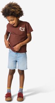 Hema Kindershort regular fit lichtblauw (lichtblauw) - 122/128
