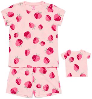 Hema Kindershortama aardbeien roze (roze) - 110/116