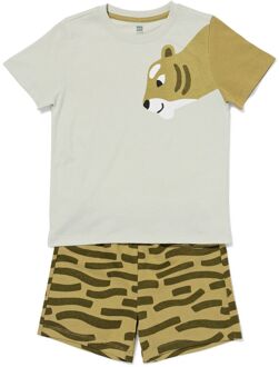 Hema Kindershortama tijger lichtgroen (lichtgroen) - 98/104