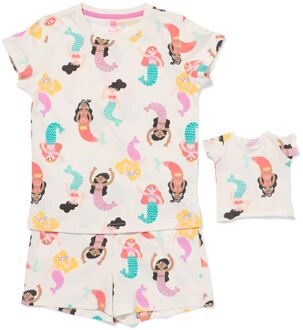 Hema Kindershortama zeemeermin gebroken wit (gebroken wit) - 98/104