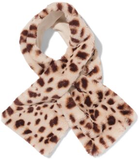 Hema Kindersjaal nepbont luipaard