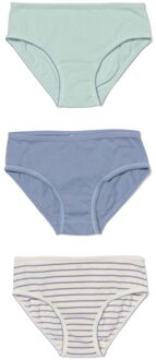 Hema Kinderslips katoen - 3 stuks blauw (blauw) - 98/104