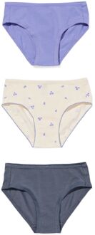 Hema Kinderslips kersen - 3 stuks paars (paars) - 110/116