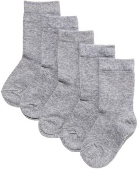 Hema Kindersokken - 5 paar grijsmelange (grijsmelange) - 27/30