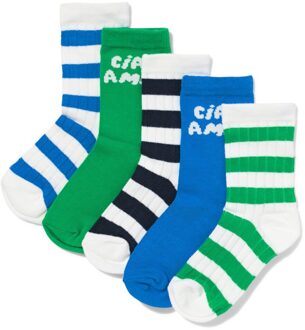 Hema Kindersokken ciao amici - 5 paar groen (groen) - 31/34