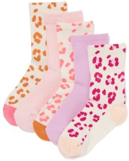 Hema Kindersokken panter - 5 paar multicolor (multicolor) - 27/30